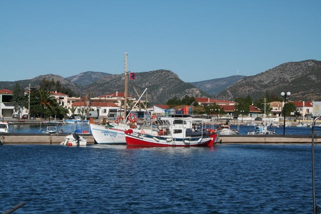 Fishing boats in the inner harbour